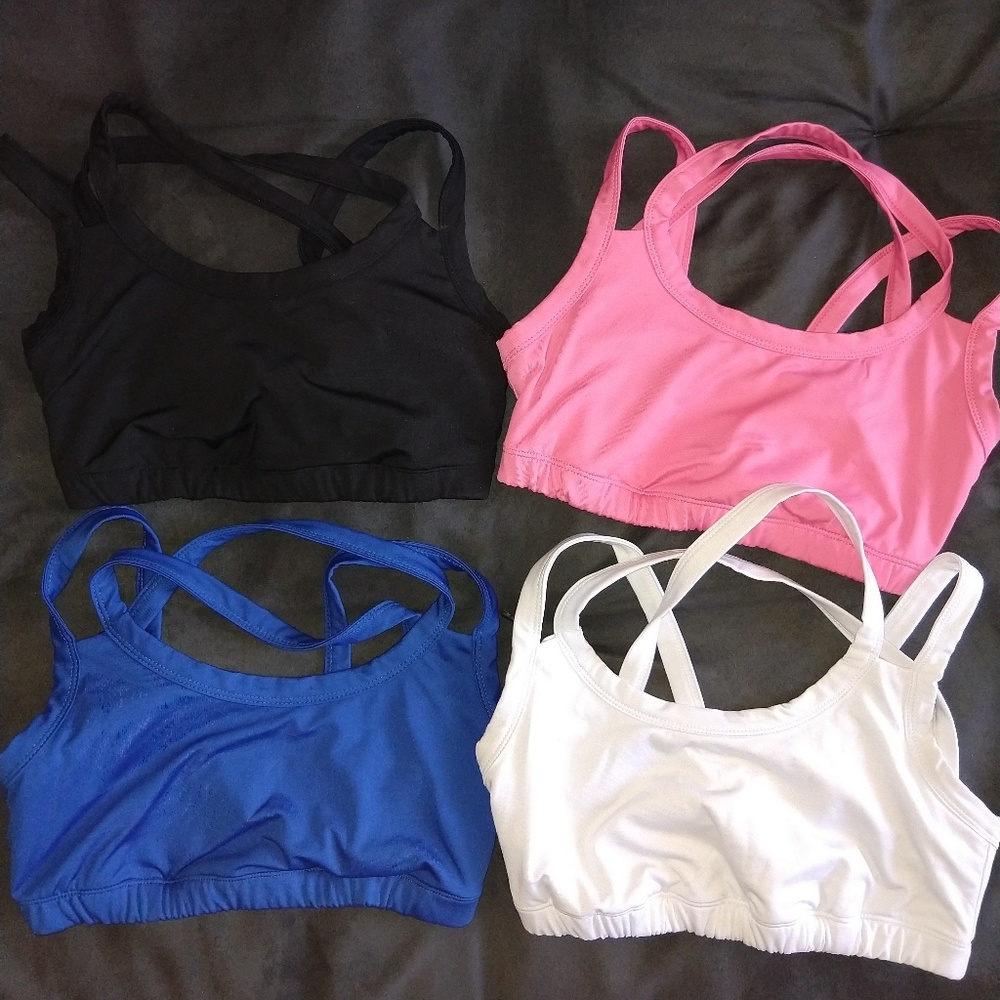 White High Impact Sports Yoga Bra